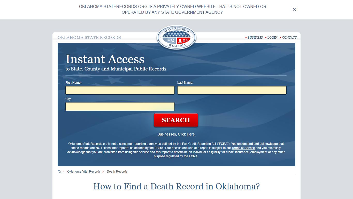 How to Find a Death Record in Oklahoma? - State Records